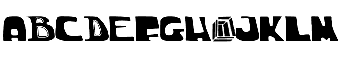 chuck-skeleton Font LOWERCASE