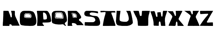 chuck-skeleton Font LOWERCASE