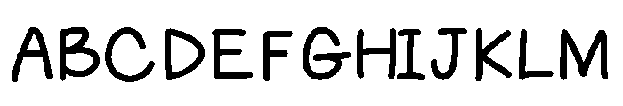 chunkamonk Font UPPERCASE