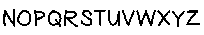 chunkamonk Font UPPERCASE