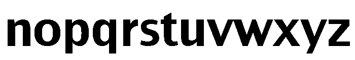 Charcoal CY Font LOWERCASE