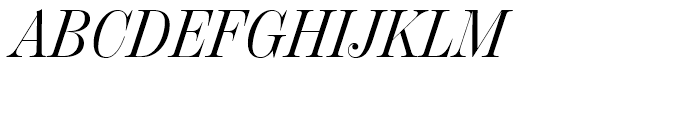 Chamber Display Regular Italic Font UPPERCASE