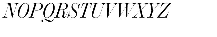 Chamber Display Regular Italic Font UPPERCASE