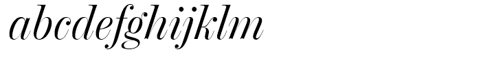 Chamber Display Regular Italic Font LOWERCASE