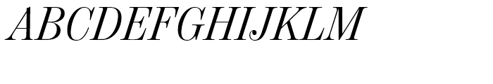 Chamber Headline Regular Italic Font UPPERCASE