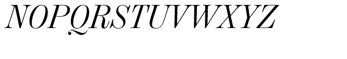 Chamber Headline Regular Italic Font UPPERCASE