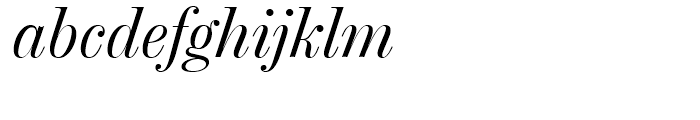Chamber Headline Regular Italic Font LOWERCASE
