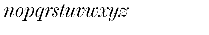 Chamber Headline Regular Italic Font LOWERCASE