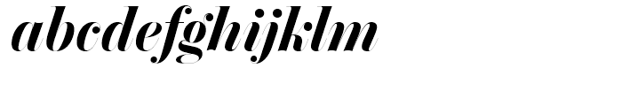 Chamber SuperDisplay Bold Italic Font LOWERCASE