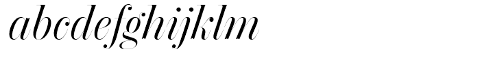 Chamber SuperDisplay Regular Italic Font LOWERCASE