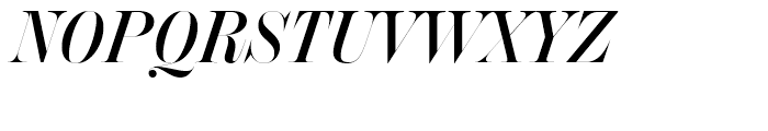 Chamber SuperDisplay SemiBold Italic Font UPPERCASE