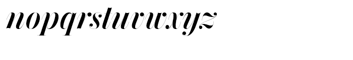 Chamber SuperDisplay SemiBold Italic Font LOWERCASE