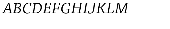 Chaparral Italic Font UPPERCASE