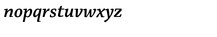 Chaparral Semibold Italic Display Font LOWERCASE