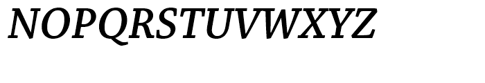 Chaparral Semibold Italic Subhead Font UPPERCASE