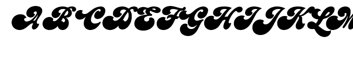 Charade Regular Font UPPERCASE