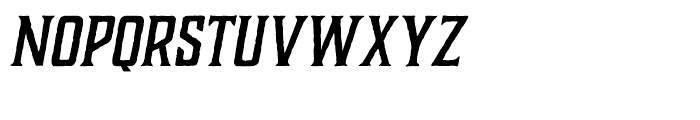 Charcuterie Block Oblique Font LOWERCASE