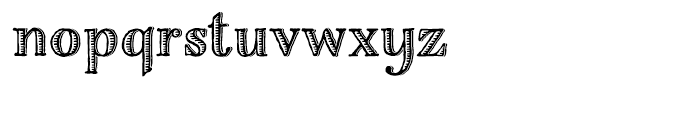 Charcuterie Etched Font LOWERCASE