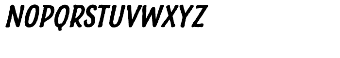 Charcuterie Sans Bold Oblique Font LOWERCASE