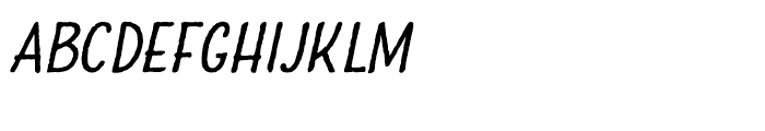 Charcuterie Sans Oblique Font LOWERCASE