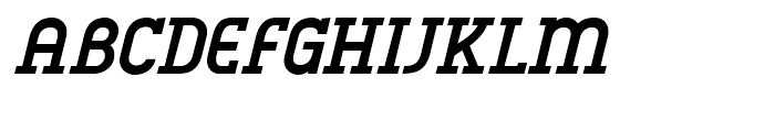 Charifa Serif Bold Oblique Font UPPERCASE