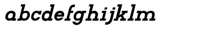 Charifa Serif Bold Oblique Font LOWERCASE