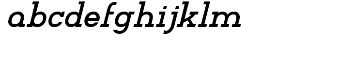 Charifa Serif Medium Oblique Font LOWERCASE