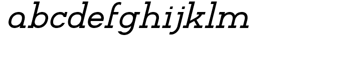 Charifa Serif Regular Oblique Font LOWERCASE