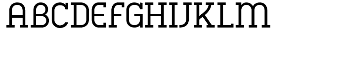 Charifa Serif Regular Font UPPERCASE