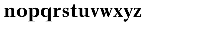 Charlotte Serif Bold Font LOWERCASE