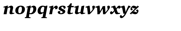 Charter BT Black Italic Font LOWERCASE