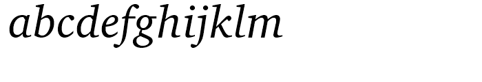 Charter BT Italic Font LOWERCASE