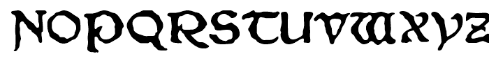 Chaucer Regular Font UPPERCASE