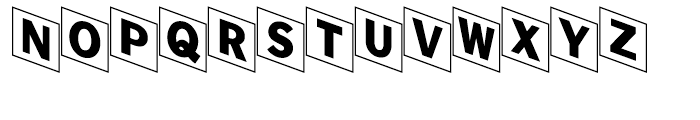 Checker Font LOWERCASE