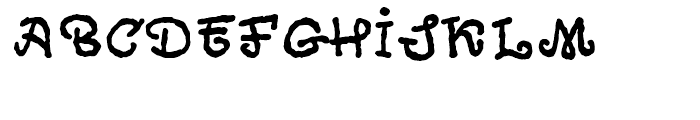 Cheeky Git Regular Font UPPERCASE