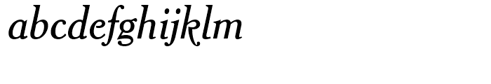 Cheltenham Italic Font LOWERCASE