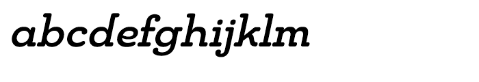 Chennai Slab Medium Oblique Font LOWERCASE