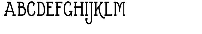Cherritt Condensed Regular Font UPPERCASE