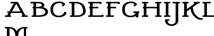 Cherritt Expanded Regular Font UPPERCASE