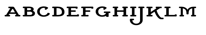 Cherritt SC Expanded Regular Font LOWERCASE