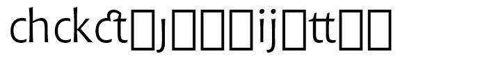 Chianti BT Extension Font LOWERCASE