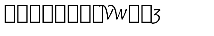 Chianti BT Italic Alternate Font LOWERCASE