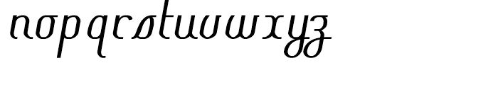 Chiara Script Regular Font LOWERCASE