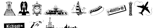 Chicago Doodles Font LOWERCASE