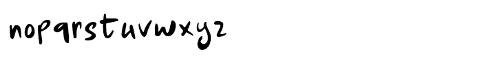 Chillerz Regular Font LOWERCASE