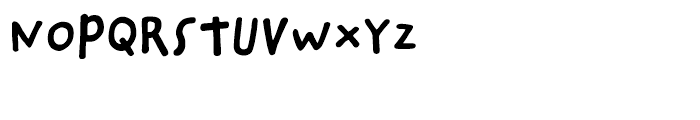 Chinchilla Regular Font UPPERCASE