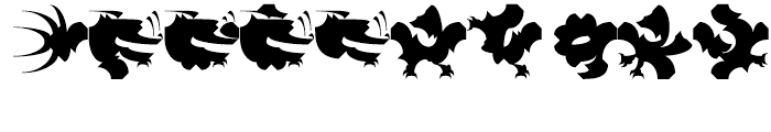 Chineze Dragon 1 Font OTHER CHARS