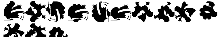 Chineze Dragon 1 Font UPPERCASE