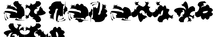 Chineze Dragon 1 Font LOWERCASE