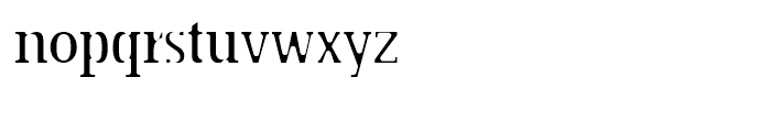 Chlorine Serif Font LOWERCASE